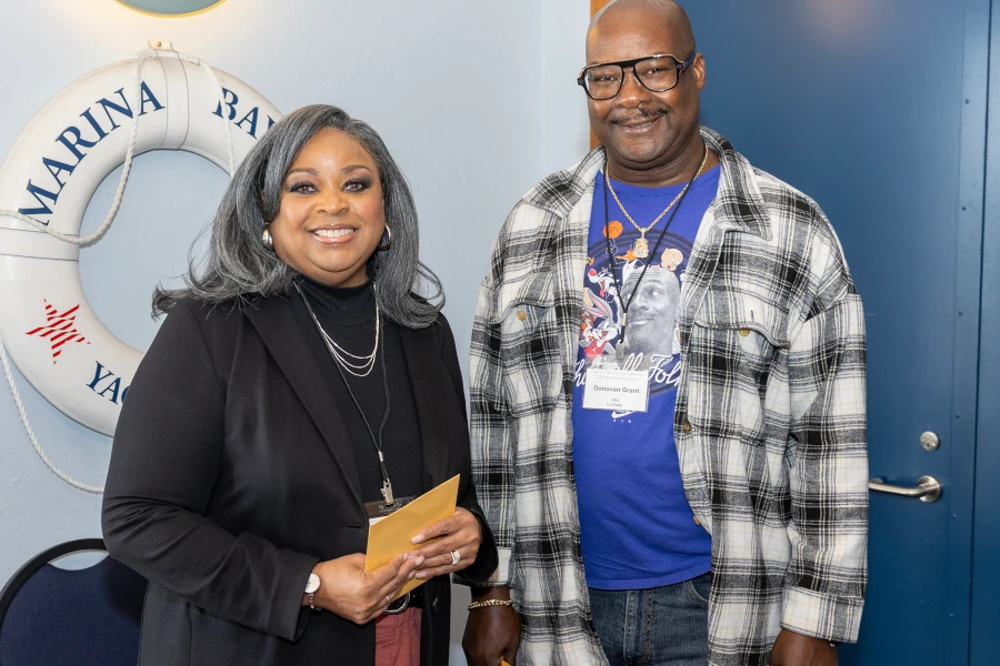 '25 COI Boat Cruise-017A-DG Man and woman on cruise